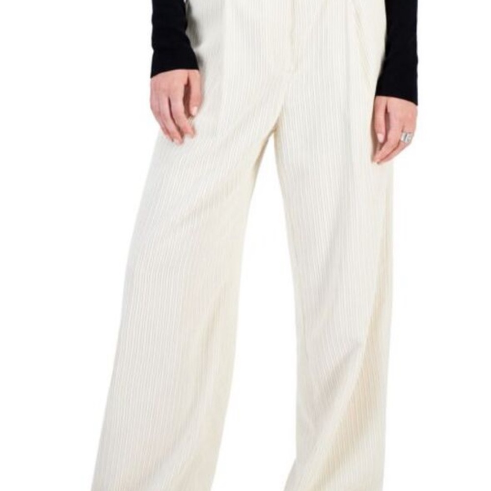 And Now This-  Beige Wide Leg pant - Size 16